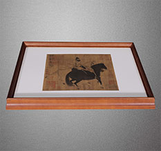 坊子书画装裱配框服务案例